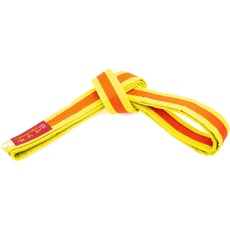 Bild Budogürtel zweifarbig - gelb-orange, Gr. 300, Farbe: