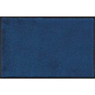 Wash+Dry Fußmatte "Original Uni, Schmutzfangteppich" Gr. 16, blau, B:60cm H:9mm L:90cm, Kunstfaser, wash+dry BY KLEEN-TEX, Teppiche, Fußmatte, Schmutzmatte, rutschhemmend, auch als Läufer erhältlich