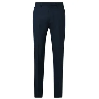 s.Oliver Slim Fit Anzughose mit Hahnentritt-Muster Modell 's.O ULTIMATE', Marine, 102