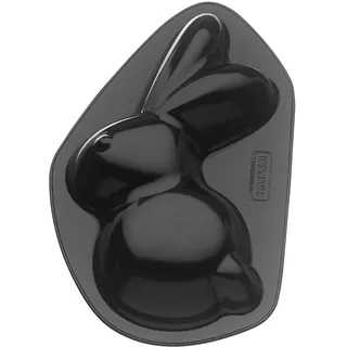 Original Kaiser Motiv- Kuchenform Hase Henry 0,5l, Backform Hase antihaftbeschichtet, Kuchenform Ostern, Backform Ostern, Schwarz