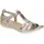 Flash Damen Warm Grey Metallic 38