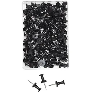 Wedo Stecknadeln Metall Schwarz 100 Stück