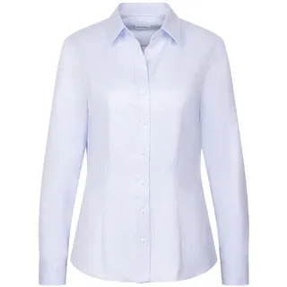 Damen Longbluse Oversized 1/1 Hemdblusenkragen 97% Baumwolle 3% Elastan