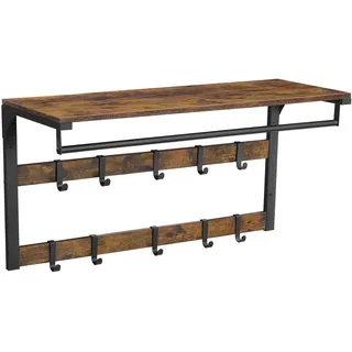 VASAGLE Wandgarderobe LCR201B01 Schwarz