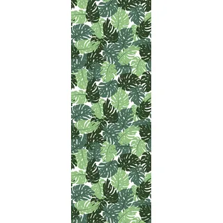 queence Vinyltapete »Monstera«, bedruckt-Motiv-botanisch-floral-gemustert-natürlich, 90x250cm, selbstklebend, kinderleichte Anbringung, Sticker, bunt