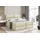 Boxspringbett mit Fußteil H3 Matratze und Topper 140x200 cm BOXI3-Z Beige Samt Polsterbett mit Bettkasten und Lattenrost Bett mit Stauraum Beige