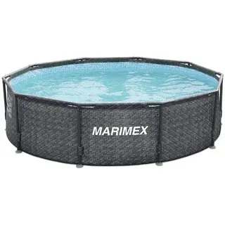 Aufstellpool Framepool Marimex Florida rund Ø 366x122 cm ohne Zubehör rattan