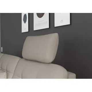 Kopfstütze SIT & MORE "Baviene", grau (elefant), B:50cm H:25cm T:12cm, Polsterauflagen, Kopfstütze, in hochwertiger Verarbeitung