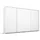 Schwebetürenschrank OTELI 323 x 233 x 68 cm Weiß