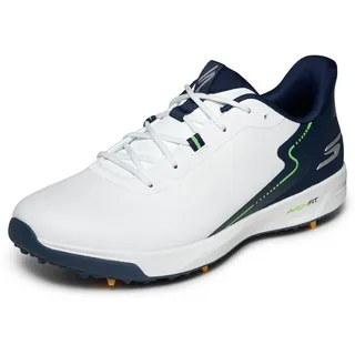 Skechers Herren Go Golf Elite Vortex Rival Turnschuhe, White/Navy, 45 EU
