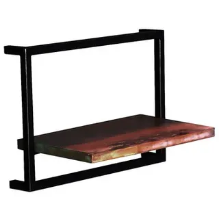 SIT Möbel Wandregal Riverboat 1 Fachboden Holz 1 x 1 x 1 cm Schwarz