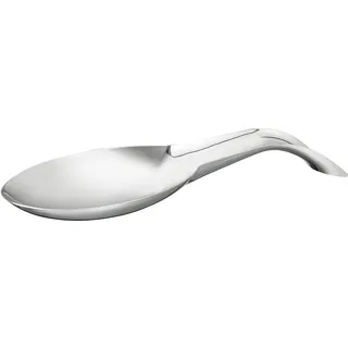 APS Löffelablage Edelstahl 27x1x3,5cm, Küchen Organizer, Silber