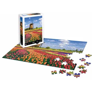 Puzzle 1000 Teile – Landschaft – Tulpenfelder – Holland