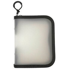 Bild Reißverschlussbeutel Mini transparent/schwarz 0,5 mm, 1 St.