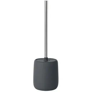 BLOMUS -SONO- WC-Bürste aus Keramik / Kunststoff, Magnet, WC-Garnitur, Soft-Touch, hygienisch, freistehende Toilettenbürste & Halter, modernes Badaccessoire (H / B / T: 39 x 11 x 11 cm, Magnet, 69040)