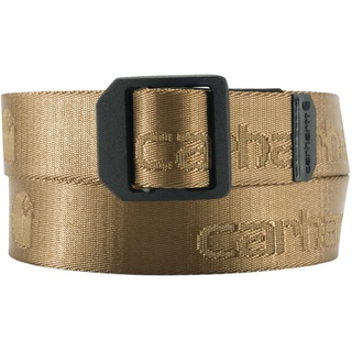 CARHARTT Nylon Webbing Ladder Lock Gürtel, - Hellbraun - L