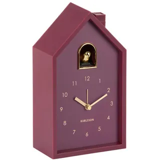 Karlsson Wecker , Mauve , Kunststoff , 12x20x6 cm , Weckfunktion , Dekoration, Uhren, Wecker