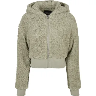 URBAN CLASSICS Short Oversized Sherpa Jacke Grün  XL