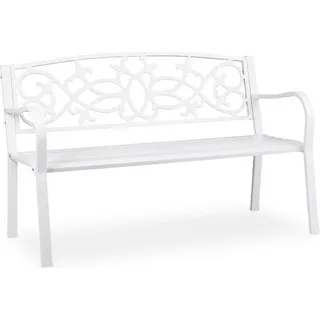 Gartenbank Vintage weiß