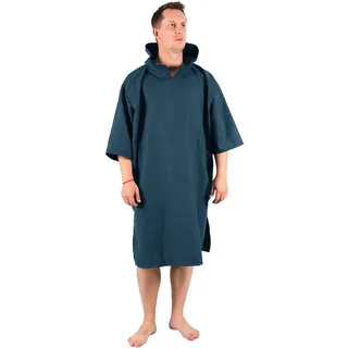 Lifeventure Kompakter Wechselnde Robe | Leichter, dehnbarer Mikrofaser-Poncho mit Kapuze für Surfen, Schwimmen, Camping