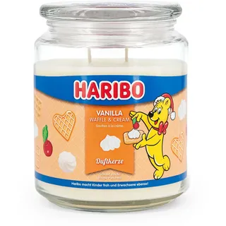 HARIBO Vanilla Waffle Cream Duftkerze 510 g beige