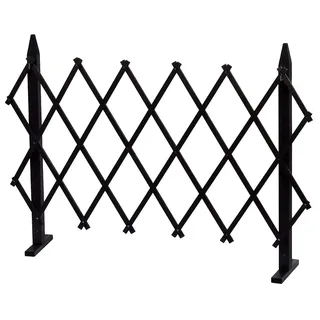 Dobar Faltbares Rankgitter Gr. S 110 x 80 cm Schwarz