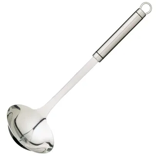 Kitchen Craft KitchenCraft Professional Suppenkelle, Edelstahl, Schöpflöffel, Aufhängeloch, 33 cm, Silber