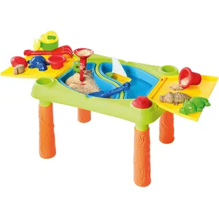 Sand- UND Wasser Spieltisch , Multicolor , Kunststoff , 48x46x99.3 cm , unisex , Gartenmöbel, Kinder-Gartenmöbel
