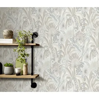 Erismann Vliestapete »Vliestapete Flower Power« geprägt Phthalate frei, beige