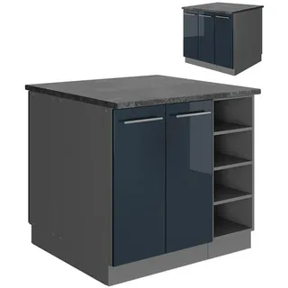 Vicco Kochinsel Fame-Line 90 x 82 x 90 cm Blau