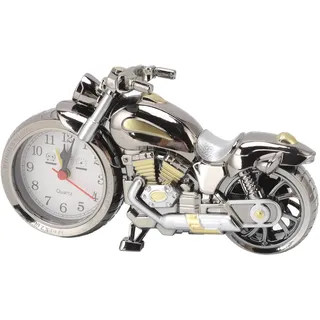 Yctze Motorrad Wecker für - Vintage -Design mit Sound & TimeKee in K D. (168A Dunkelgold, zweifarbig)
