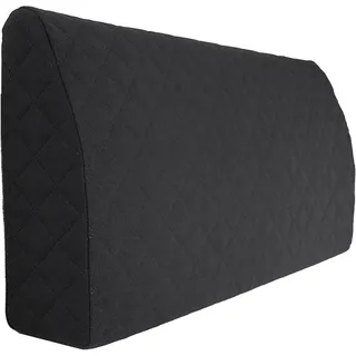 SABEATEX – Rückenlehne 90x45 cm - Komfortables Rückenkissen für Bett, Sofa oder Palettenmöbel. Vielseitiges Rückenstützkissen mit abnehmbarem Bezug. Rückenstütze ideal als Lesekissen. Anthrazit