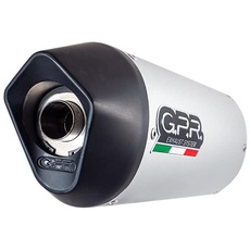 Schalldämpfer GPR Cf Moto 650 MT 2021/2022 e5 Auspuff zugelassen mit Katalysator mit Furore Konextion Tube silber