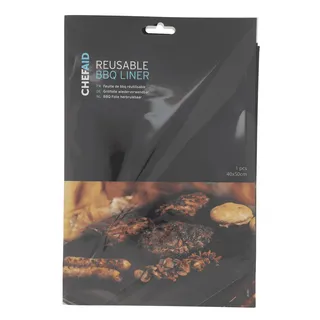Chef Aid Grillfolie 50 x 40 cm wiederverwendbar schwarz