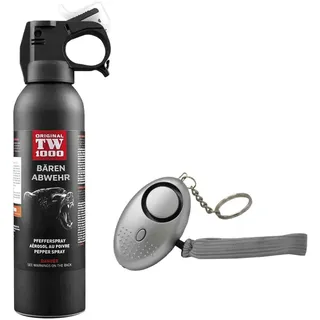 Pfefferspray Bear Defender TW1000 & Persönlicher Taschen Alarm 120 db