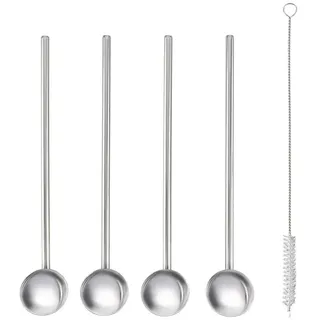 Metaltex Cocktaillöffel/Trinkhalme INOX