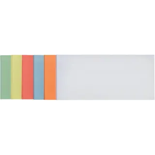 Franken Moderationskarten Rechteck, 205 x 95 mm, sortiert, 250 Stück, farblich sortiert, UMZH 1020 99