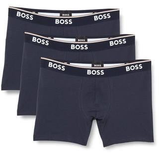 BOSS Herren Trunk 3p Co/EL Boxershorts, Open Blue 480, XL EU