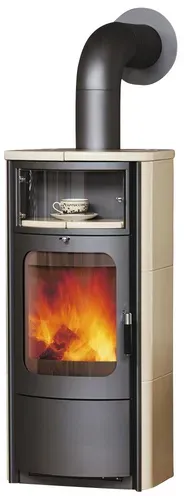 Bild von Kachelofen »Opera B«, Kacheln, 5 kW - beige