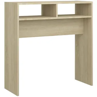 vidaXL Konsolentisch Sonoma-Eiche 78x30x80 cm Holzwerkstoff