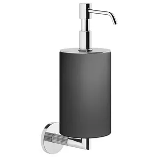 Gessi Ingranaggio, Seifenspender zur Wandmontage, Behälter schwarz matt, 63814706, Farbe: Metall Schwarz PVD