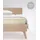 Spannbettlaken Mako-Satin 140 x 200 cm creme
