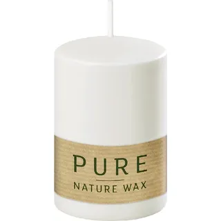 WENZEL PURE Kerze Safe Candle 9x6cm natural, weiß - Weiß