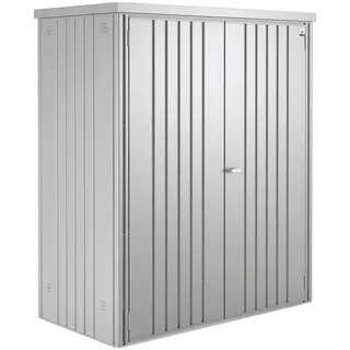 Geräteschrank 150 1,55 x 0,83 x 1,83 m silber-metallic