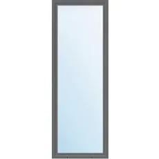 Kunststofffenster ARON Basic weiß/anthrazit 600x1550 mm DIN Rechts