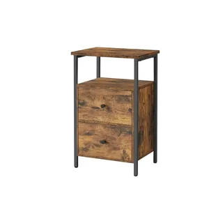VASAGLE Nachtschrank 38 x 60 x 28 cm Braun