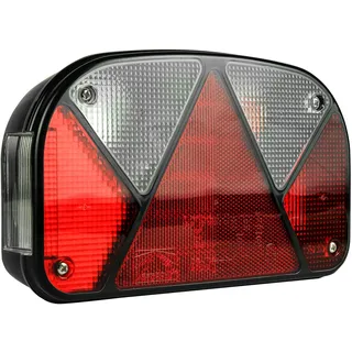 LAS Rückleuchte für MULTIPOINT 2 Rechts mit Kennzeichenbeleuchtung Schwarz