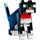 Minecraft Diamond Level Tuxedo-Katze Actionfigur mit 4 Zubehörteilen 14 cm große Sammelfigur pixeliges Design HTM07