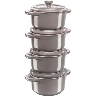 Staub Cocotte Topf-Set 4-tlg. Mini Cocotte + Cocotte