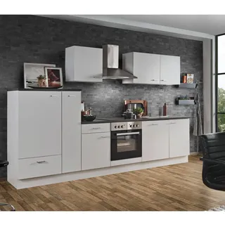 Menke Küchenzeile White-Classic 310 cm Weiß
